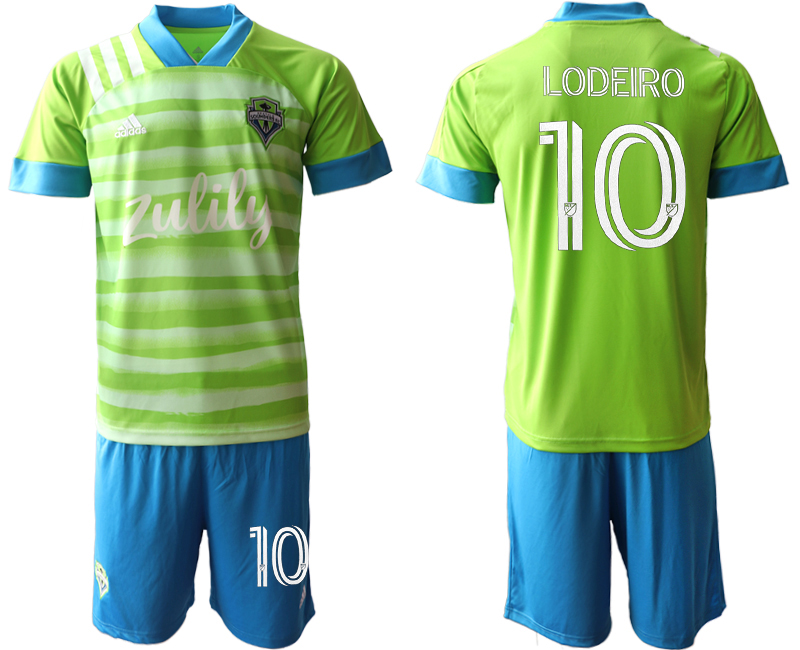 Men 2020-2021 club Seattle Sounders home #10 green Soccer Jerseys